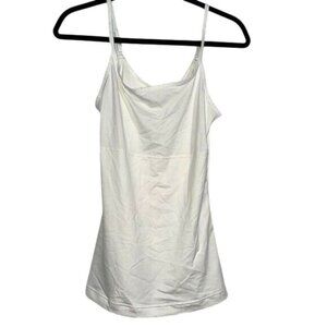 Maidenform XLT White Camisole Top With Adjustable Straps Comfortable